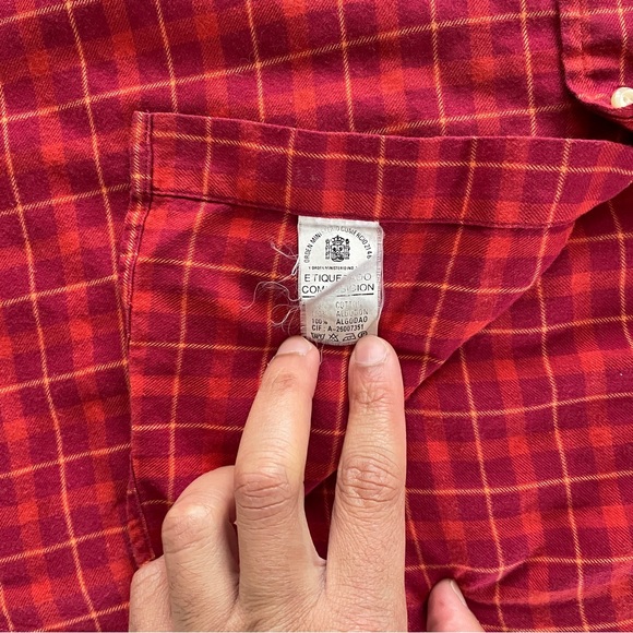 Vintage Yves Saint Laurent YSL Flannel Shirt - Picture 3 of 4